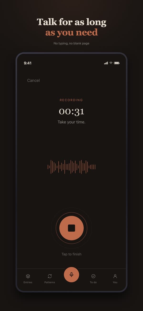 Tap once and talk