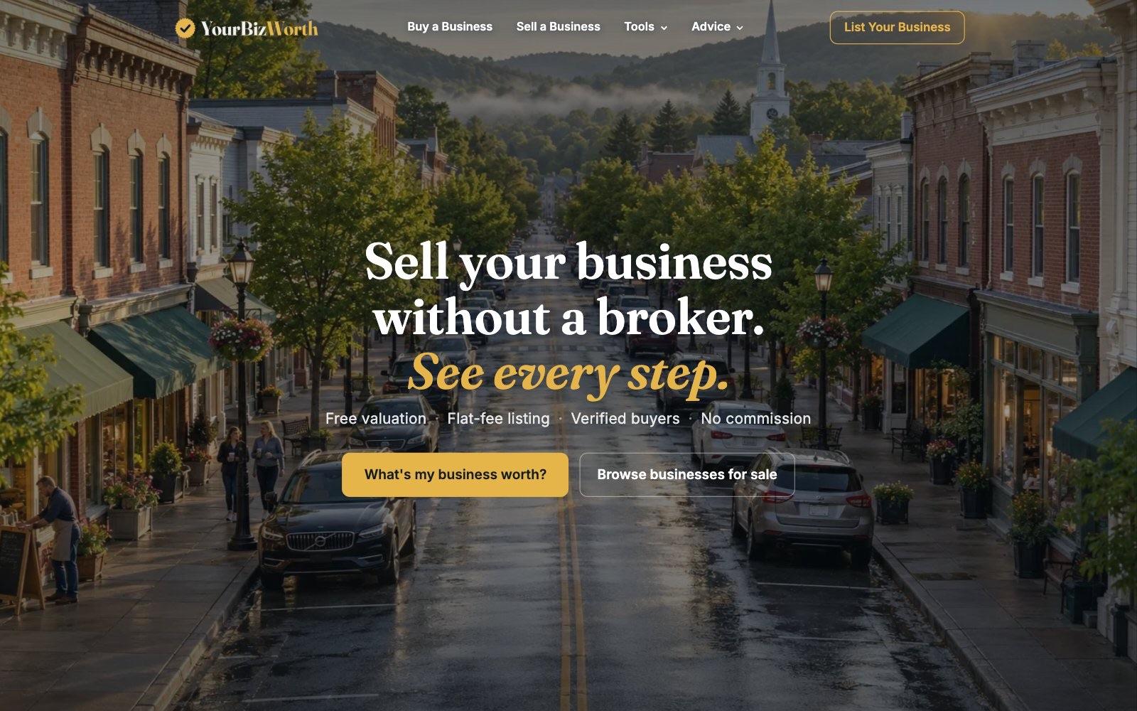Landing page